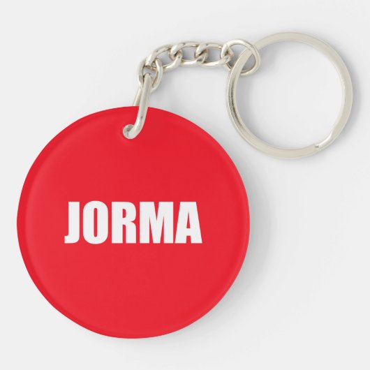 Jorma Schlüsselanhänger (Rückseite)