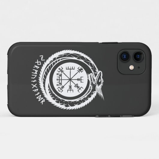 Jormungandr - Nordische Rune Case-Mate iPhone Hülle (Rückseite (Horizontal))