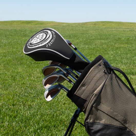 Jormungandr - Nordische Rune Golf Headcover (In SItu)