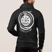 Jormungandr - Nordische Rune Hoodie (Rückseite)