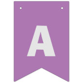 JORNEY PACE/ALPHABET:BABY SHOWER WIMPELKETTE (Dritte Fahne)