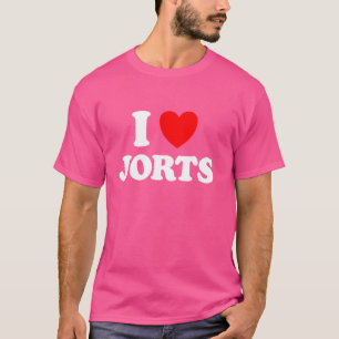 Jorts Funny Fashion Cringe Style Jean Kurz Pants T-Shirt