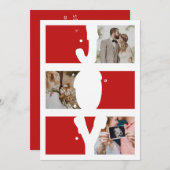 Jos Gesegnete Weihnachten wünscht Moderne Familie  (Vorne/Hinten)