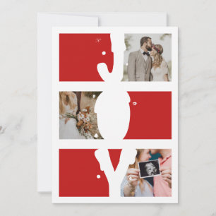 Jos Gesegnete Weihnachten wünscht Moderne Familie