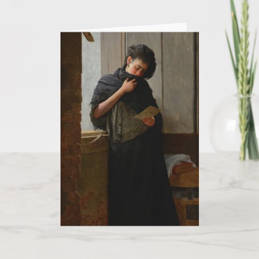 José Almeida Jr - Saudade (Longing) (1899) Karte (Vorderseite)