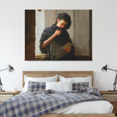 José Almeida Jr - Saudade (Longing) (1899) Leinwanddruck (Insitu (Schlafzimmer))