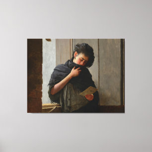 José Almeida Jr - Saudade (Longing) (1899) Leinwanddruck