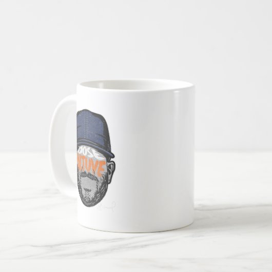 Jose Altuve Player Silhouette Kaffeetasse (Vorderseite Links)