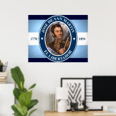 Jose de San Martin Poster (Heimbüro)