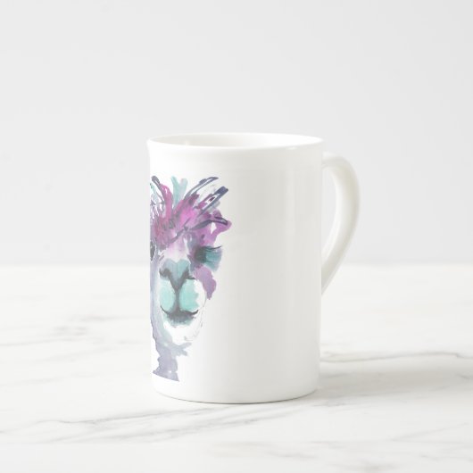 Jose die Alpaka-Tasse Porzellantasse (Vorderseite Rechts)