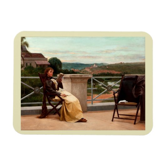 Jose Ferraz Almeida Jr., Frau Reading Magnet (Horizontal)