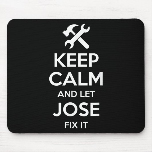 Jose Fix Quote Funny Geburtstag Personalisierter N Mousepad (Vorne)