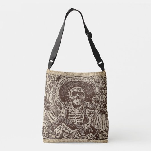 José Guadalupe Posada Crossbody Bag Tragetaschen Mit Langen Trägern (Rückseite)
