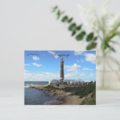 Jose Ignacio Lighthouse in Maldonado Uruguay Postkarte (Stehend Vorderseite)