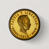 Jose Marti-Münze (1915) Button (Vorderseite)