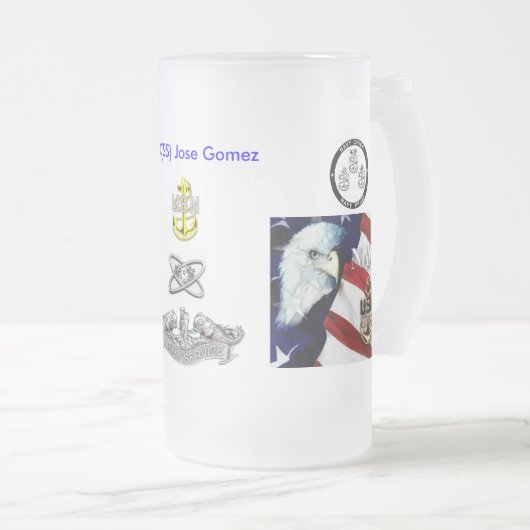 Jose Mattglas Bierglas (VorderseiteRechts)