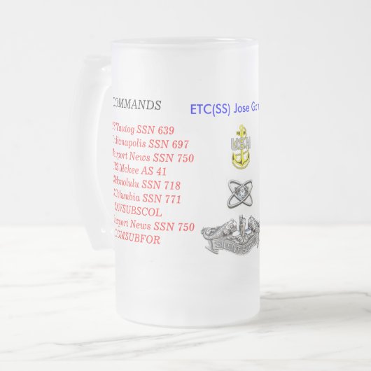 Jose Mattglas Bierglas (Vorderseite Links)