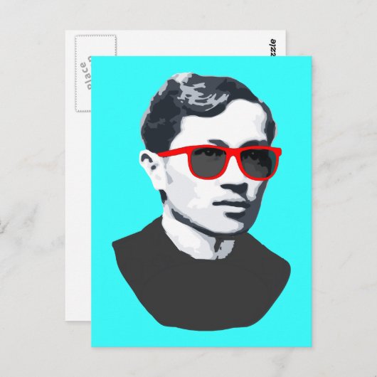 Jose "Pepe" Rizal Sunnies T - Shirt Postkarte (Vorne/Hinten)
