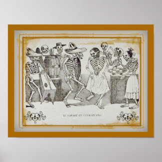 José Posada-El jarabe en ultratumba 14,24" x 11" Poster