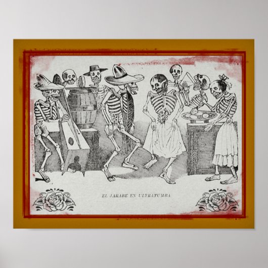José Posada-El jarabe en ultratumba 14"x11" Print Poster (Vorne)