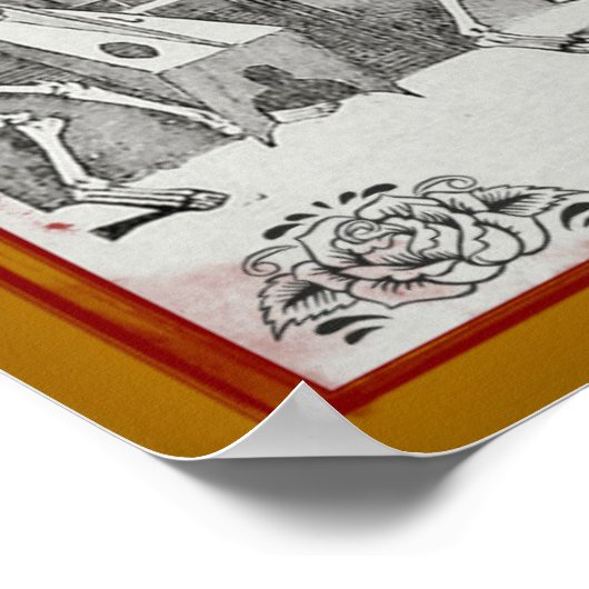 José Posada-El jarabe en ultratumba 14"x11" Print Poster (Ecke)