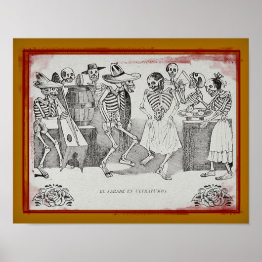 José Posada-El jarabe en ultratumba 14"x11" Print Poster (Vorne)