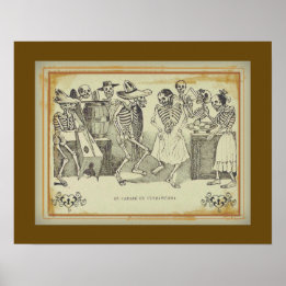 José Posada-El jarabe en ultratumba 18"x14,5" Poster