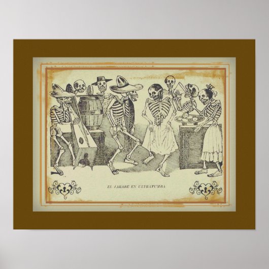 José Posada-El jarabe en ultratumba 18"x14,5" Poster (Vorne)