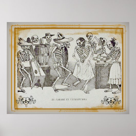 José Posada-El jarabe en ultratumba 24"x18" Print Poster (Vorne)