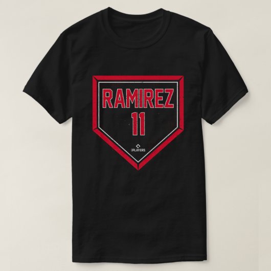 Jose Ramirez Zuhause Plate Gameday Jose Ramirez Cl T-Shirt (Design vorne)