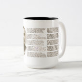 Jose Rizal mein letzter Abschied Zweifarbige Tasse (VorderseiteRechts)