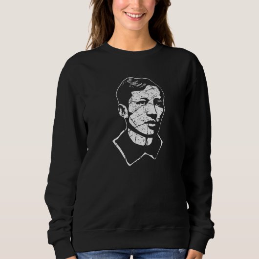 Jose Rizal Philippines Filipino American History m Sweatshirt (Vorderseite)