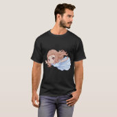 Josee Chibi Träumendes Mädchen T-Shirt (Vorne ganz)