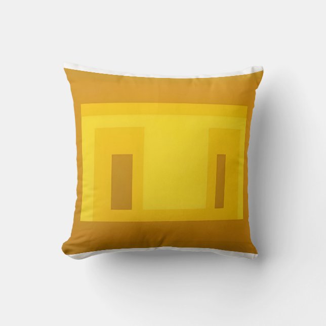 Josef Albers art style Kissen (Vorderseite)