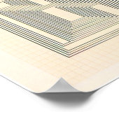 josef albers - grafisch tektonisch poster (Ecke)