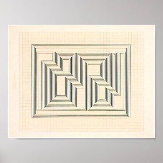 josef albers - grafisch tektonisch poster (Vorne)