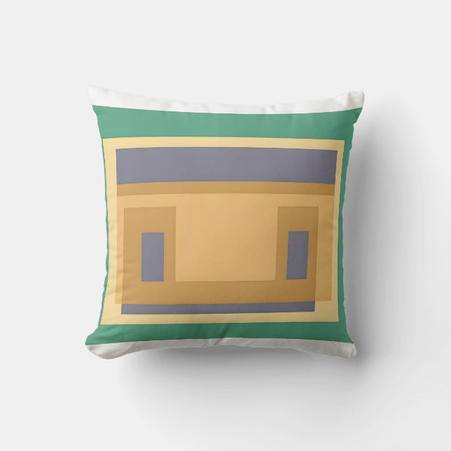 Josef Albers Kunststil Kissen (Vorderseite)