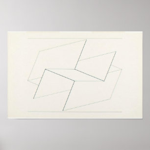 josef albers -   strukturelle konstellation vi    poster