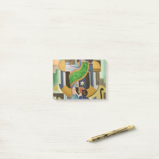 Josef Čapek (Tschechisch, 1887 - 1945) Post-it Klebezettel (Auf Schreibtisch)