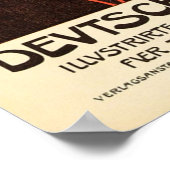 Josef Rudolf Witzel 1898 DEUTSCHE KUNST UND DEKORA Poster (Ecke)