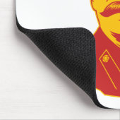 Josef Stalin Porträt Mousepad (Ecke)