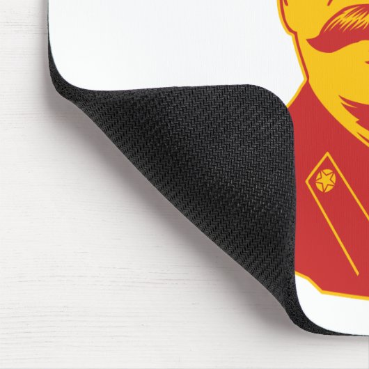 Josef Stalin Porträt Mousepad (Ecke)