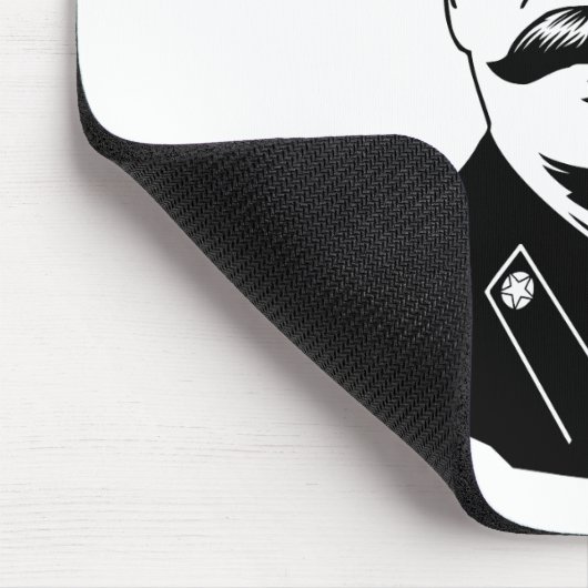 Josef Stalin Porträt Mousepad (Ecke)