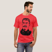 Josef Stalin Porträt T-Shirt (Vorne ganz)