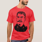 Josef Stalin Porträt T-Shirt (Vorderseite)
