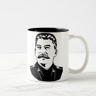 Josef Stalin Porträt Zweifarbige Tasse