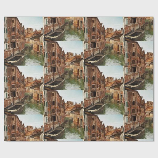 Josef Theodor Hansen Ponte Della Tana Venice Geschenkpapier (Flach)