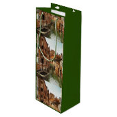 Josef Theodor Hansen Ponte Della Tana Venice Geschenktüte Für Weinflaschen (Vorderseite Schrägansicht)