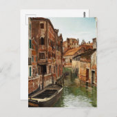Josef Theodor Hansen Ponte Della Tana Venice Postkarte (Vorne/Hinten)