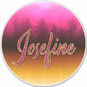 Josefine Vorname Name pink Aufkleber Sticker